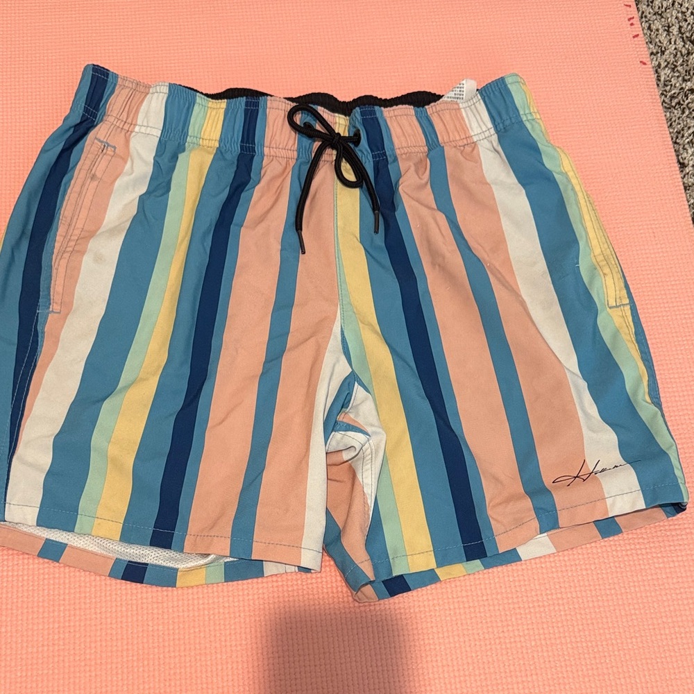 Mens Hollister Striped Shorts